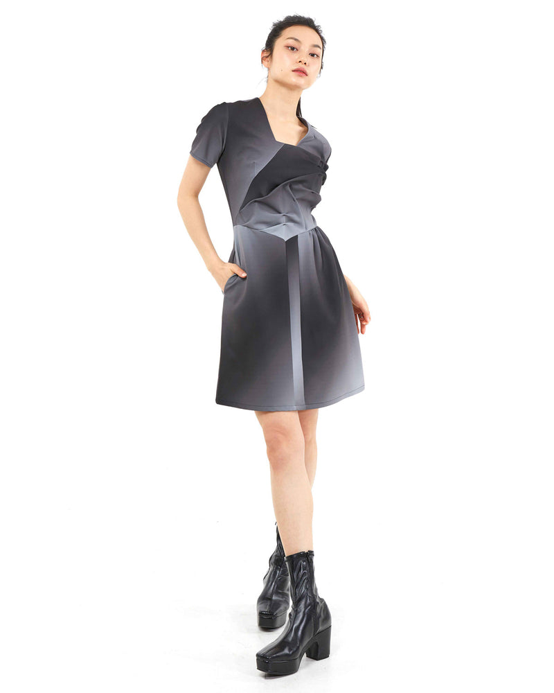 グラディエントドレス/DOZI - Gradient Dress _ Black