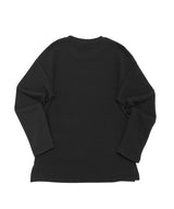 KNIT X TERRY COMBINATION POCKET TEE (Black) / コンビネーションポケットTシャツ