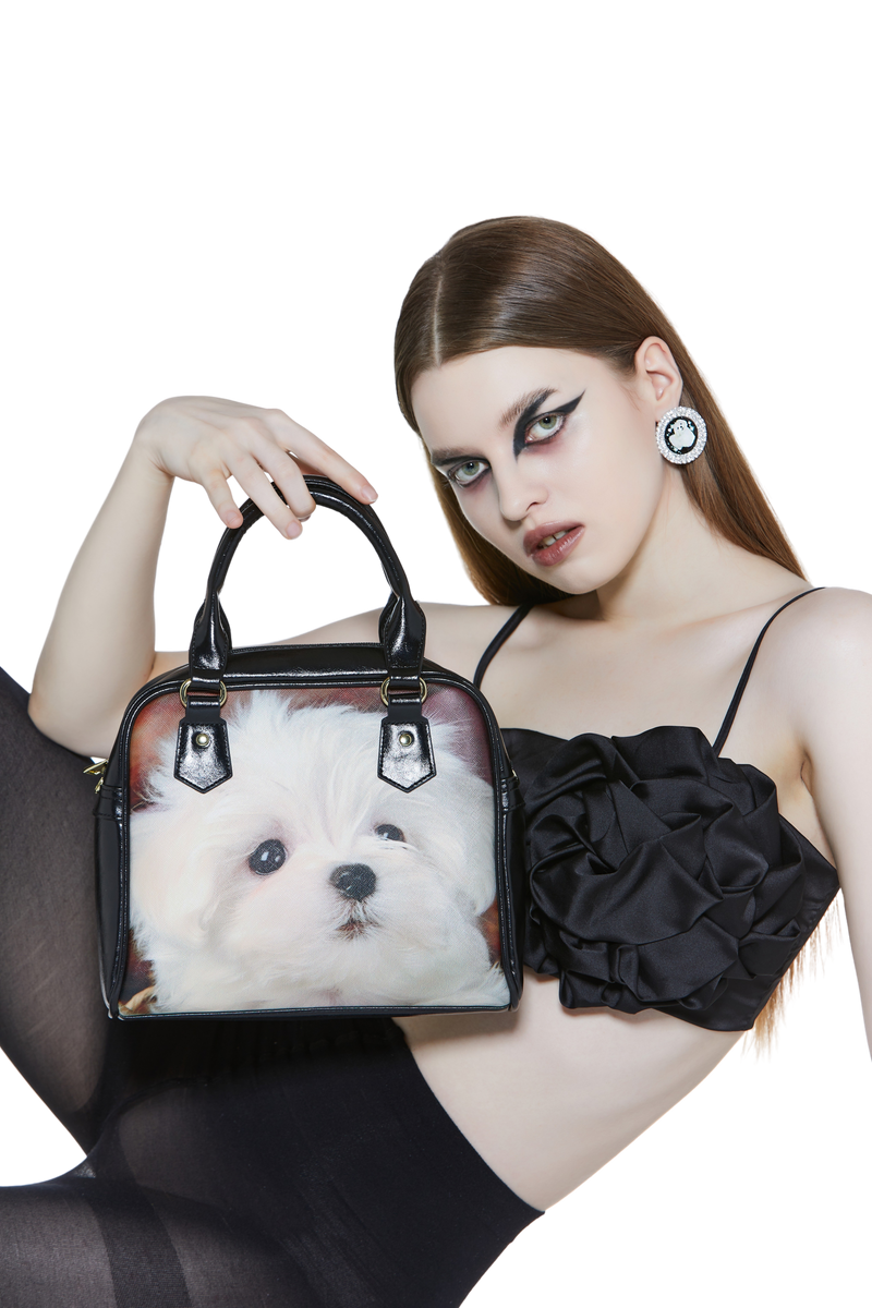 パピーレザーバッグ/Puppy leather bag