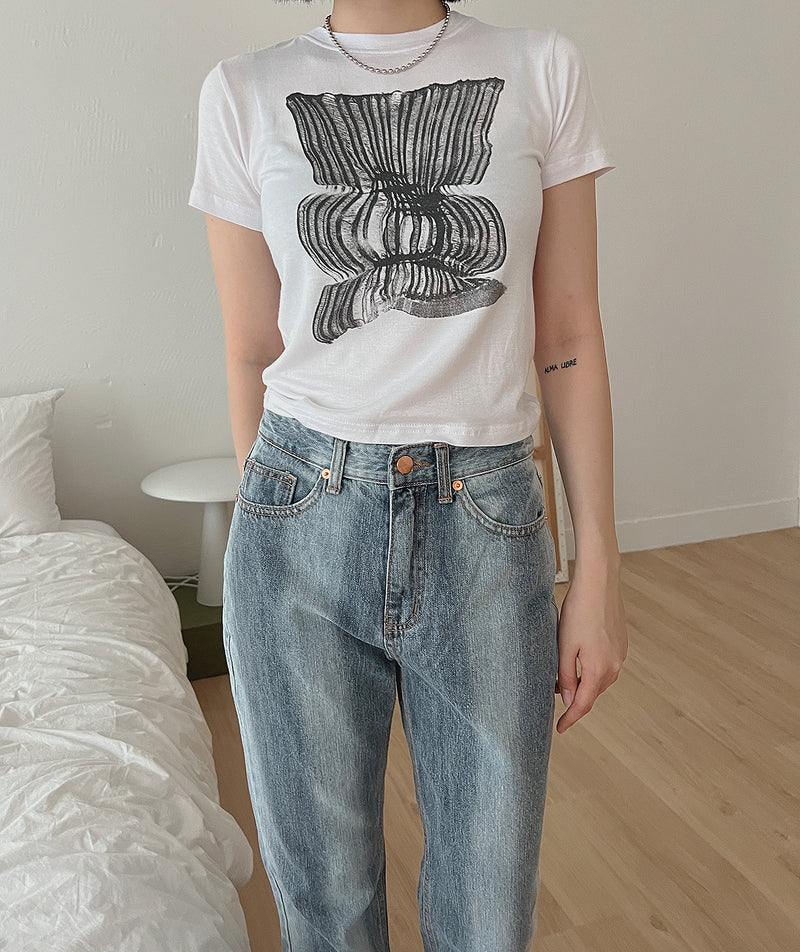 ブリッジリンクルTシャツ / Bridge Wrinkle T-shirt (3color)