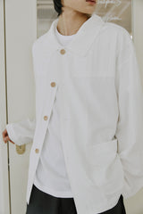 ユニセックスダッフルジャケット / unisex duffle jacket white