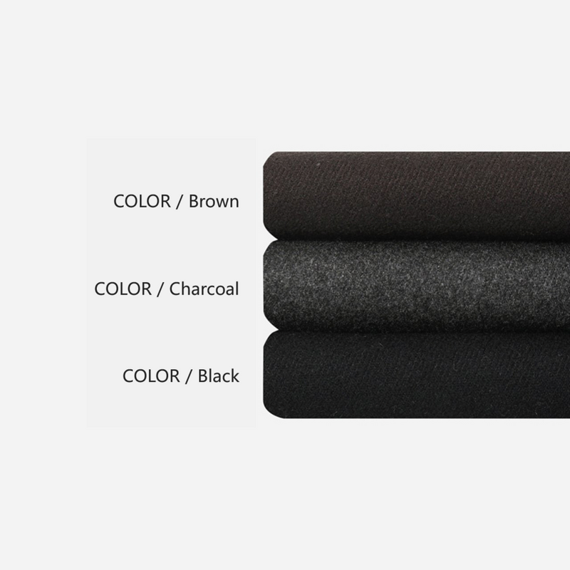 ディープストレートウールスラックス / Deep Straight Wool Slacks (3colors)