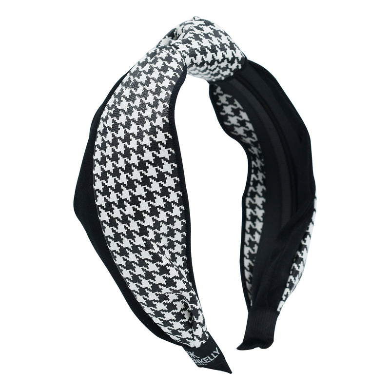 HOUNDSTOOTH CHECK HAIRBAND (6624866959478)