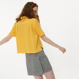 Knit Shirt [Yellow] (6592375292022)