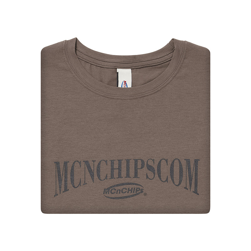 アークロゴクロップTシャツ / Arch-logo crop Tee (Mocha)