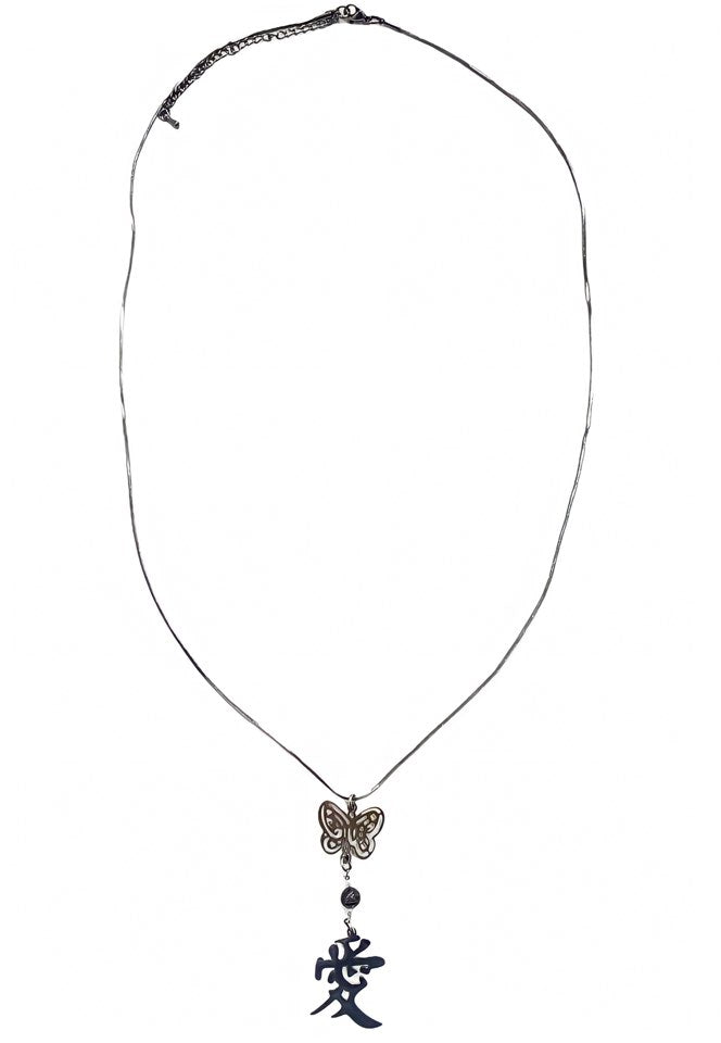 Love butterfly necklace (two-way) (4630262415478)