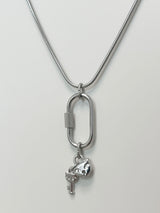 ロック&キーネックレス / Lock & Key Necklace
