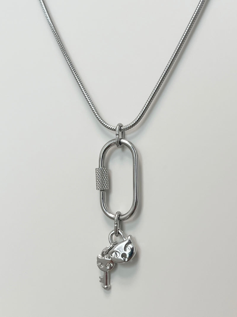 ロック&キーネックレス / Lock & Key Necklace