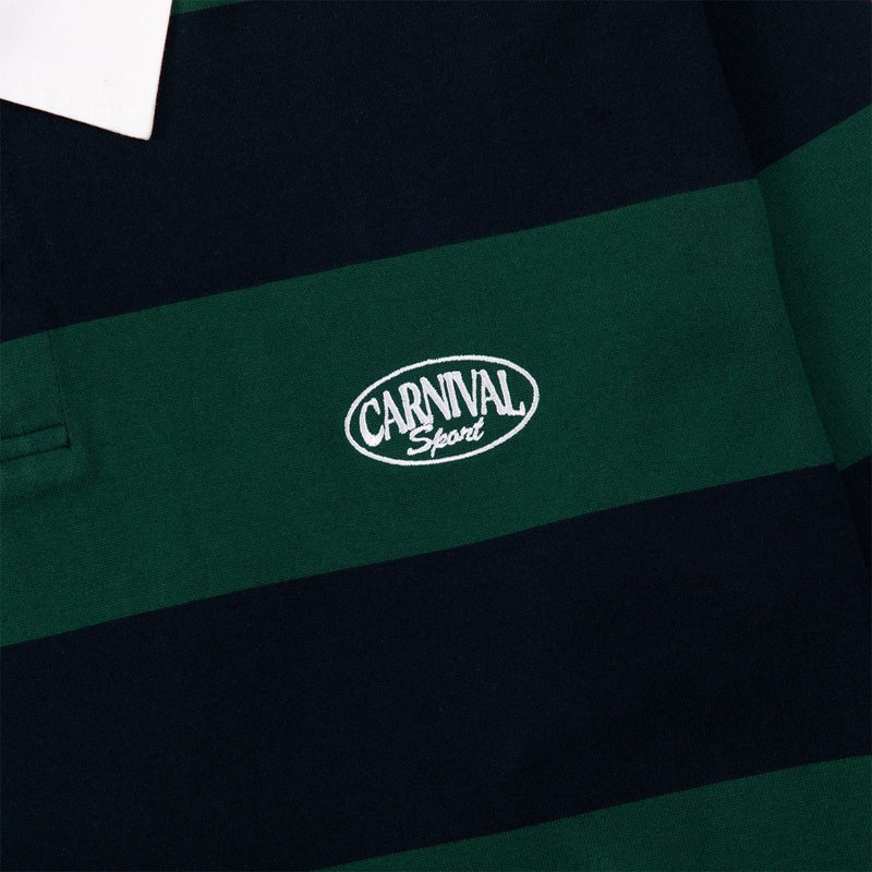ラグビーポロTシャツ/CARNIVAL SS22 RUGBY POLO T-SHIRT GREEN