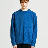 division mohair & soild knit blue (6615479517302)