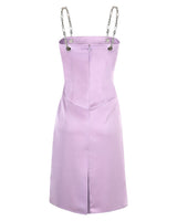 マーブルテーラードドレス/Marble Tailored Dress _ Lilac