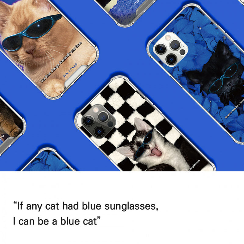ザキャットドラマケース / the cat drama case_blue