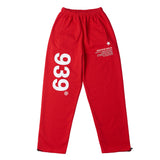 939ロゴスウェットパンツ / 939 LOGO SWEAT PANTS (DEEP RED)