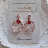ルビーオリエンタルクイーンイヤリング / Ruby Oriental Queen Earrings
