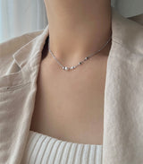 イノセントパールハート2WAYゲストルックネックレス / hio Innocent pearl heart two-way y guest look necklace