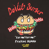 デビルバーガーヴィンテージプリントTシャツ / Devil burger vintage print T-shirt (4473292914806)