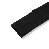 Slim Kitty Warmer Crop Top [BLACK] (6618539524214)