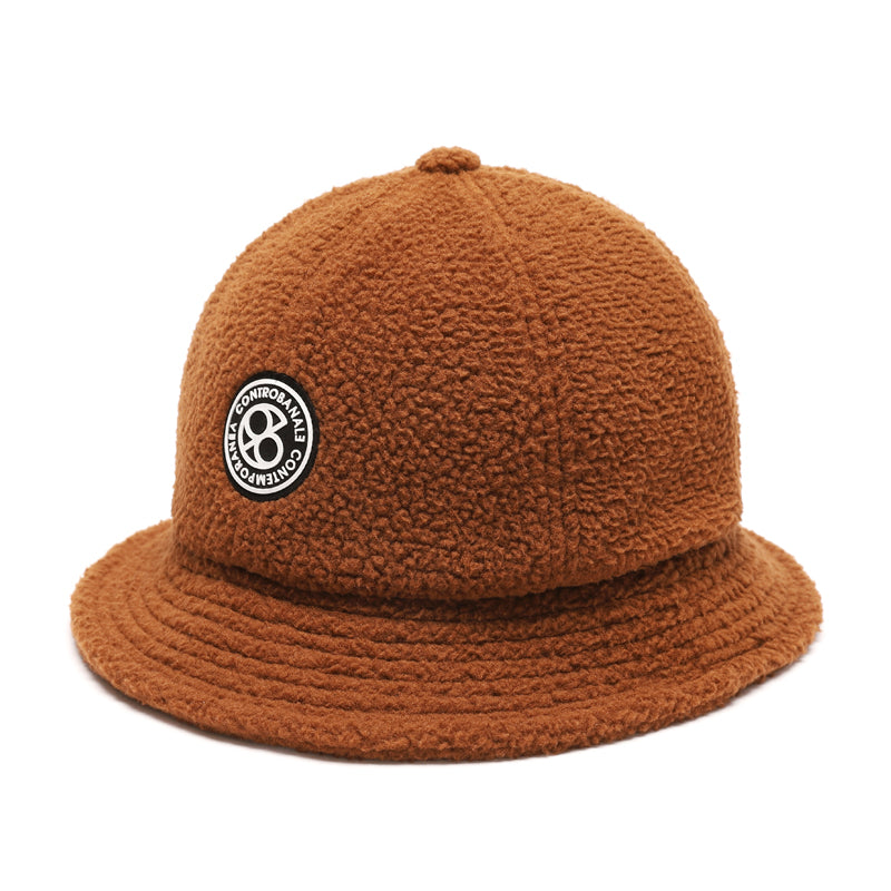 NUVOLINO FLEECE BUCKET HAT [BROWN] (6612859453558)