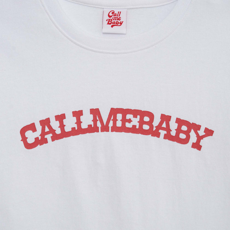 ベイビーカルフォルニアロゴクロップドTシャツ / Baby California Logo Cropped Tee _ White