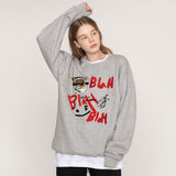 ブラブラスマイルスウェットシャツ / BLAH BLAH Smile Sweatshirt