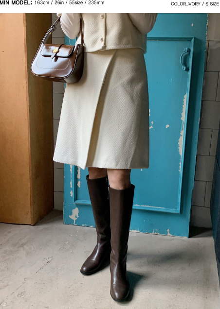 ウールラップミディスカート (3color) – 60% - SIXTYPERCENT