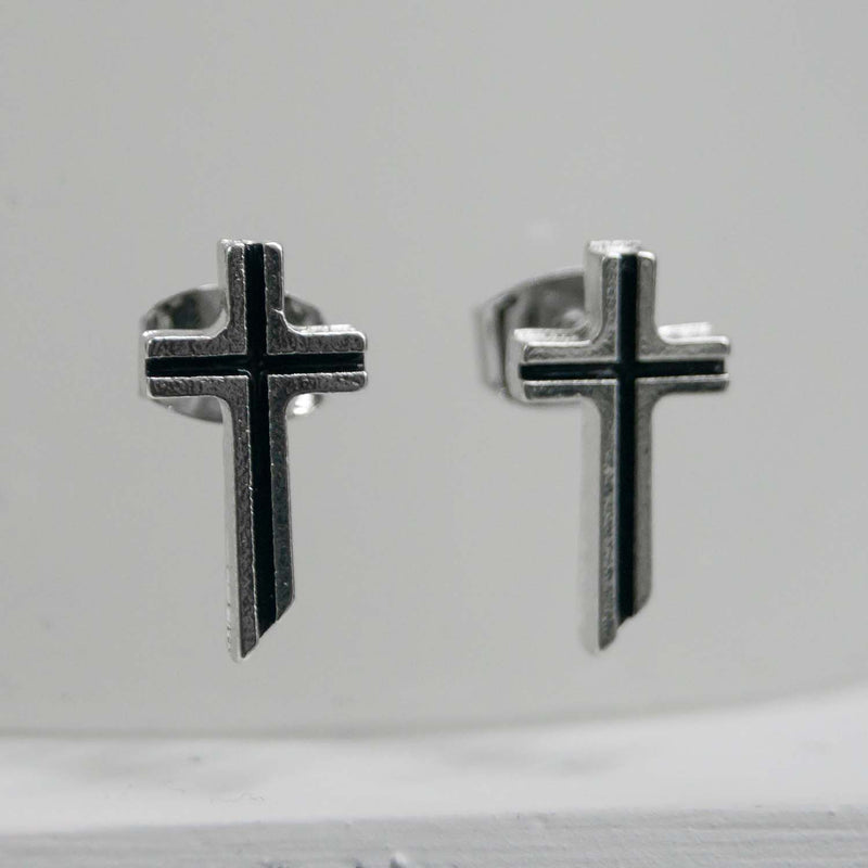ミニクロスイヤリング/Mini Cross Earrings (3824261005430)
