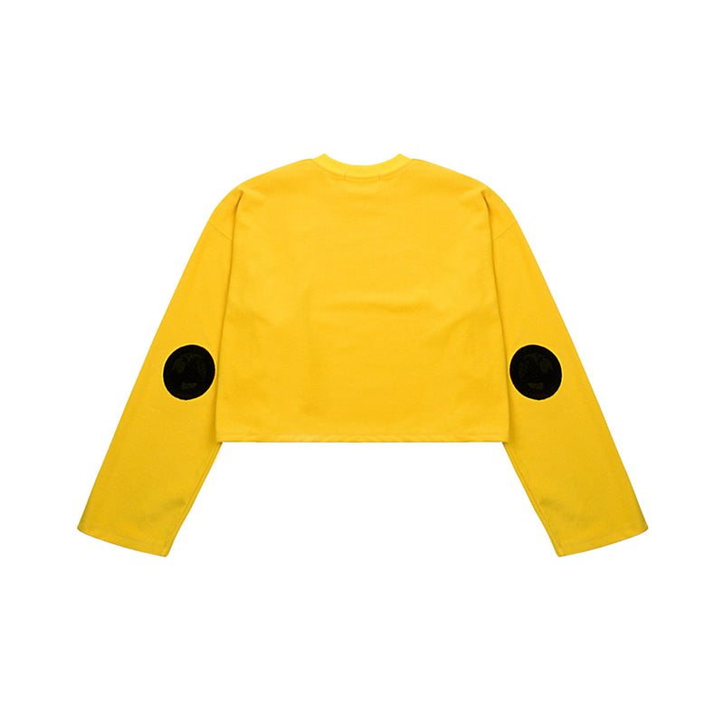[UNISEX] Oversized Heat Technical Pullover (Yellow) (6656122126454)