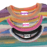 パレットショートスリーブニット / ASCLO Palette Short Sleeve Knit (3color)