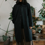 unisex mac coat black