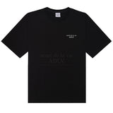 ベーシック半袖Tシャツ2/ADLV BASIC SHORT SLEEVE T-SHIRT 2  BLACK