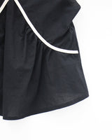 ブラックラインスリーブレスブラウス / black line sleeveless blouse