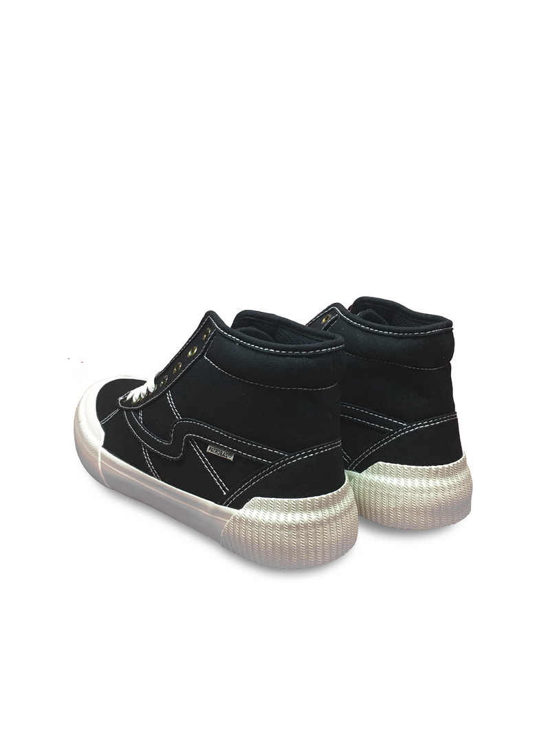イクイップハイブラックホワイトスニーカー / Equip High Black White Sneakers