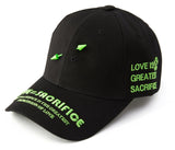 ラブサクリファイスボールキャップ/LOVE SACRIFICE ball cap_Black/Green