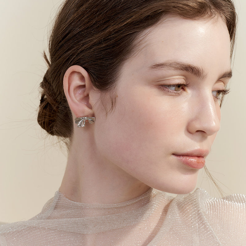 [24SP]fabric ribbon earring