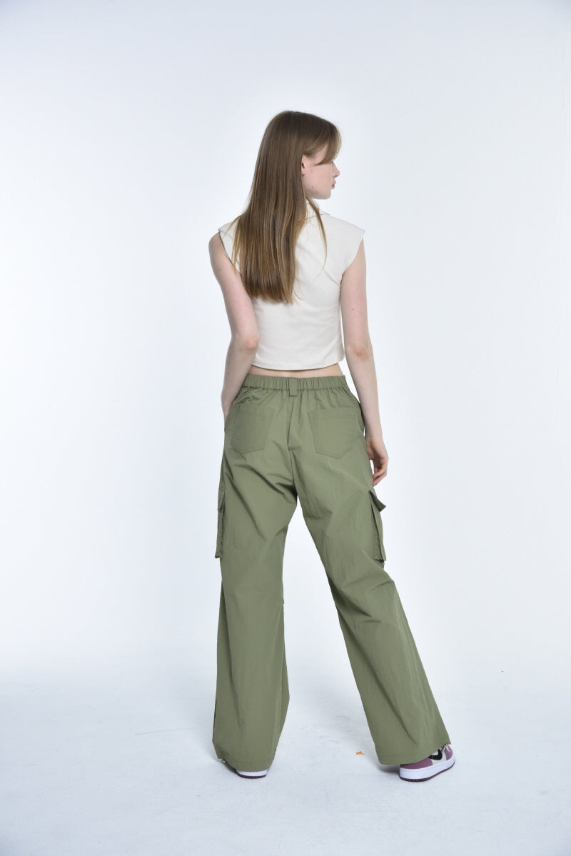 サマーカーゴパンツ / summer cargo pants (khaki)
