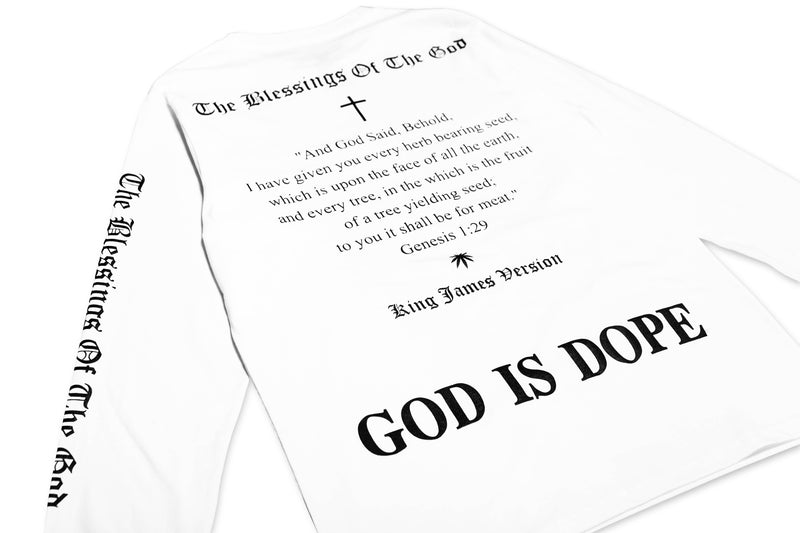 "God is Dope" L/S Tシャツ | "God is Dope" L/S T shirt (3853280280694)