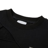 Slit Point Sweatshirt [BLACK] (6674518638710)