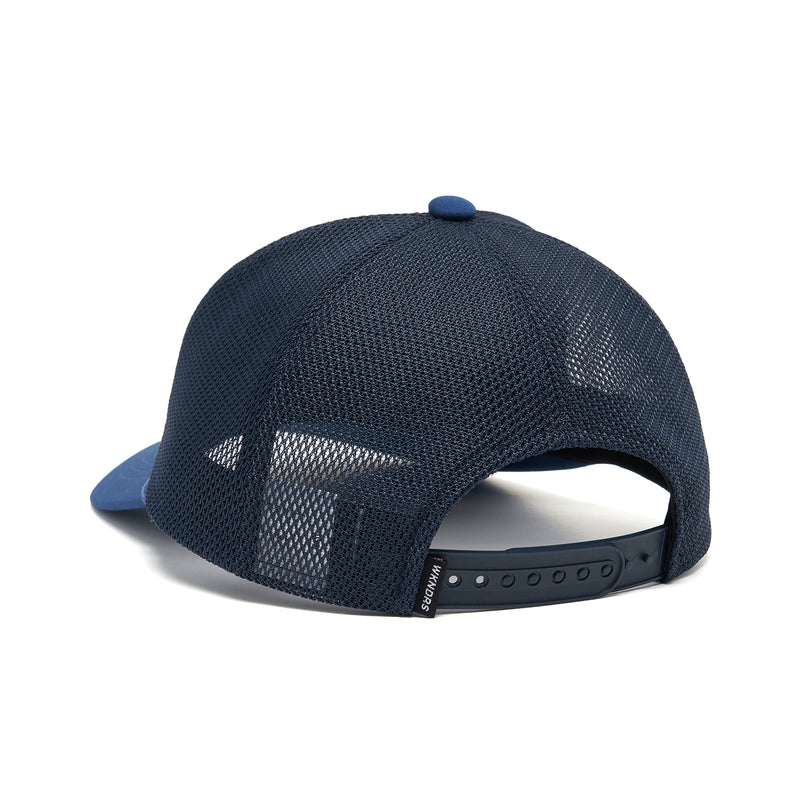 シェラブトラッカーキャップ / CHERUB TRUCKER CAP (BLUE)