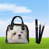 Puppy leather bag (6596677173366)
