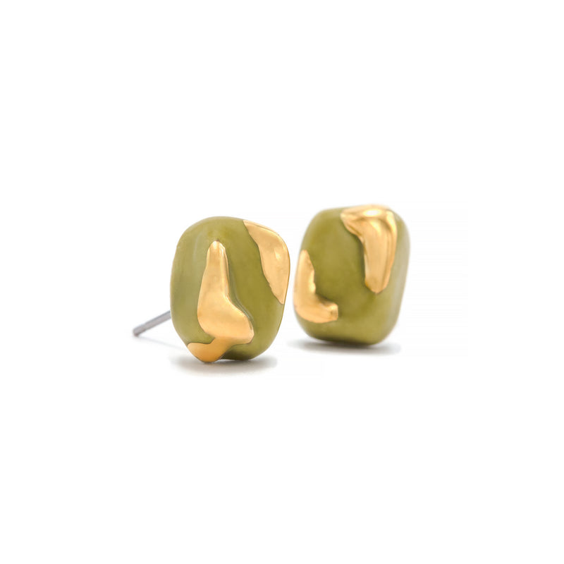 Holiday daily square ceramic earring(OL) (6642401509494)
