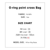 O-ring point cross Bag - brown (6540300484726)