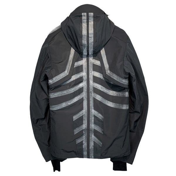 サージェリースケルトンウィンドブレーカー/surgery skeleton sealed wind breaker jacket 'dark grey'