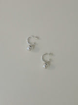 ソリッドフープピアス / solid  hoop earring - silver