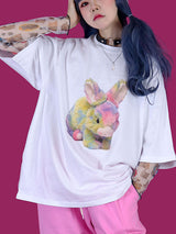 sweet little bunny box T (2 color) (6680312709238)