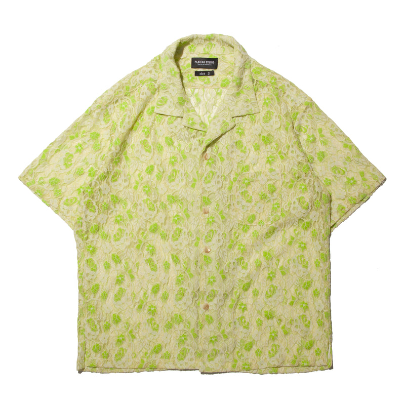ネオンレースシャツ / neon lace shirt