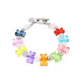 Colorful Teddy Bear Daisy Bracelet