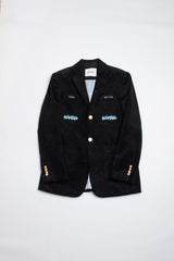 Black Corduroy Window Tailored Jacket (6635873632374)