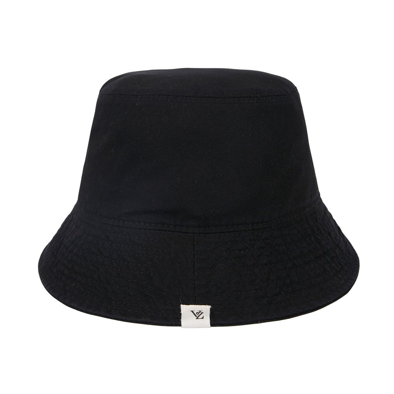 ラベルピグメントバケットハット / Monogram Label Pigment Bucket Hat Black
