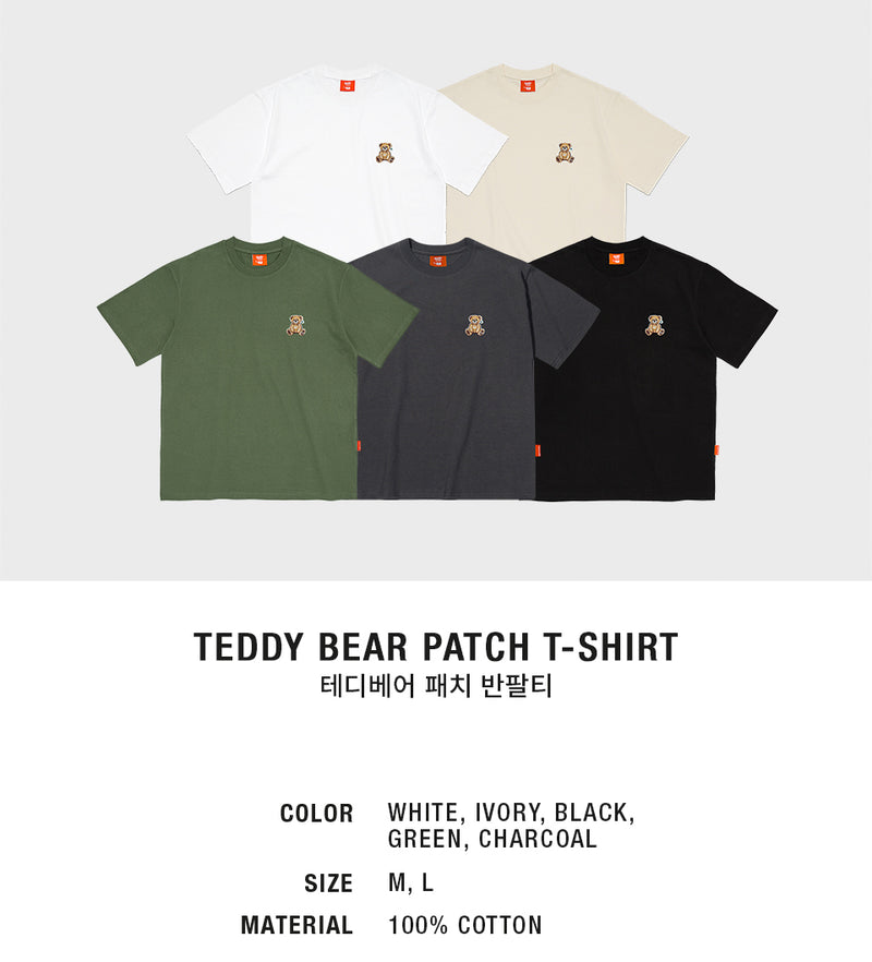 teddy bear patch T-Shirt