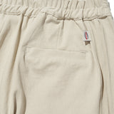Side wrinkle pants [beige] (6609537826934)
